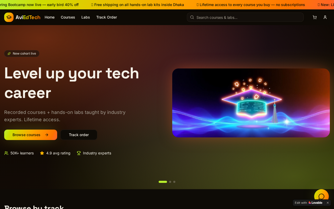 Avi EdTech — Full-Stack Education Platform preview